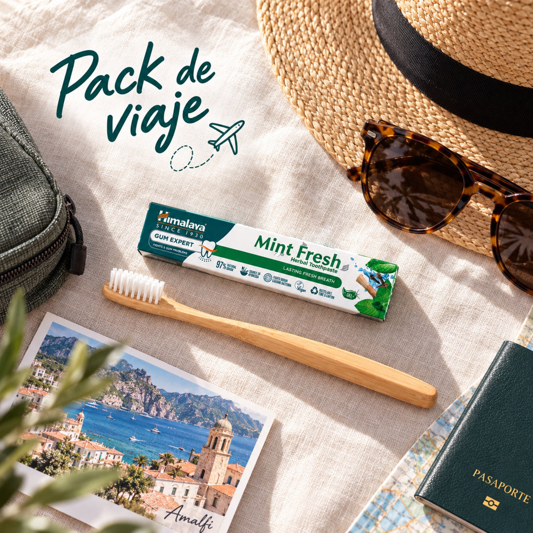 Pasta dental de hierbas Gum Expert: Menta fresca - Pack de viaje 40g