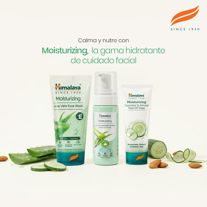 Mascarilla hidratante de pepino y almendra