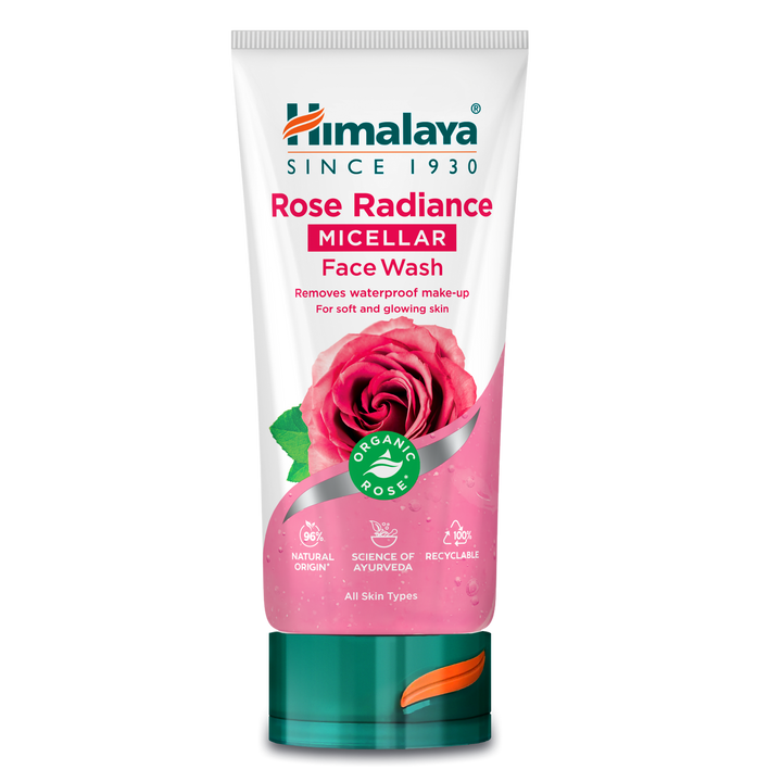 LIMPIADOR FACIAL MICELAR ROSA RADIANTE DE HIMALAYA 150 ML
