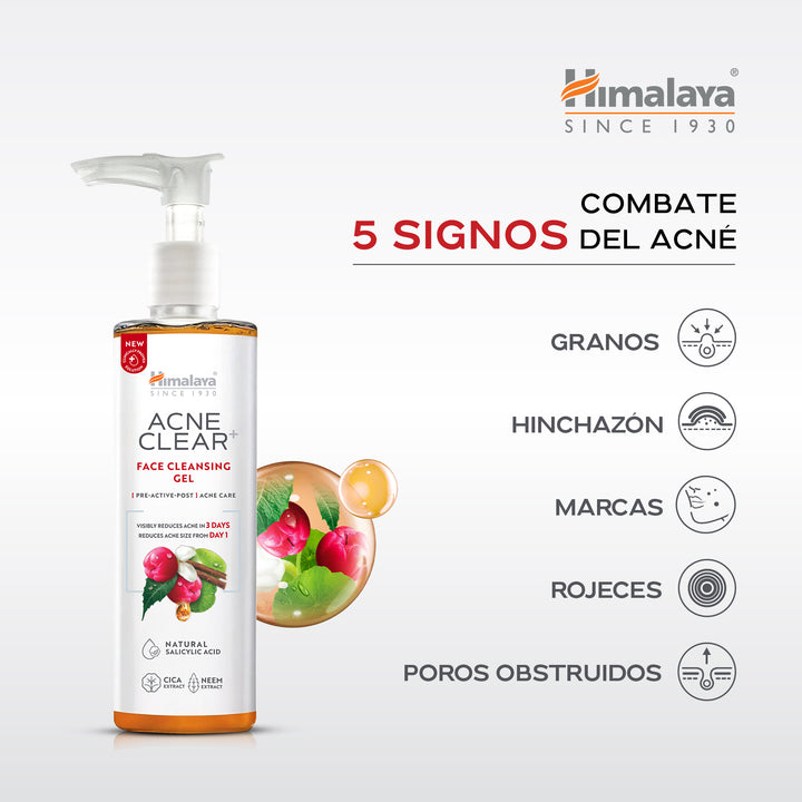 Himalaya Gel limpiador facial  Acne Clear+