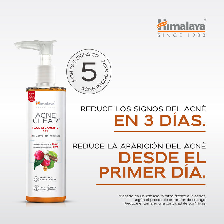 Himalaya Gel limpiador facial  Acne Clear+