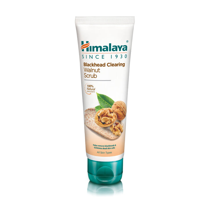 Exfoliante facial de nuez para puntos negros