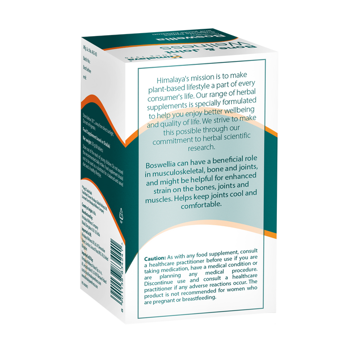 Himalaya Bone &amp; Joint Wellness Boswellia - 60 Comprimidos