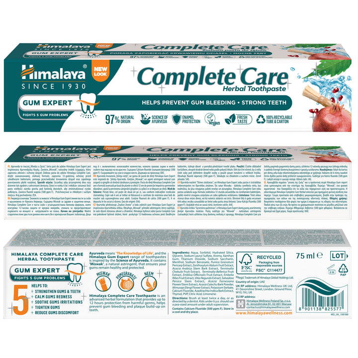 Pasta dental de hierbas Gum Expert - Cuidado completo