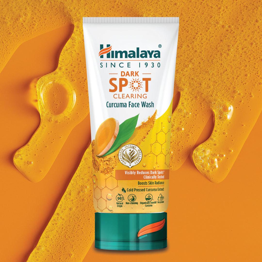Gel limpiador facial de cúrcuma aclarador de manchas oscuras Himalaya