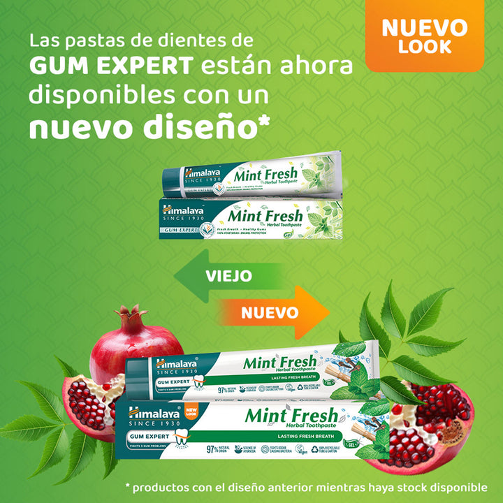 Pasta dental de hierbas Gum Expert: Menta fresca - 75 ml
