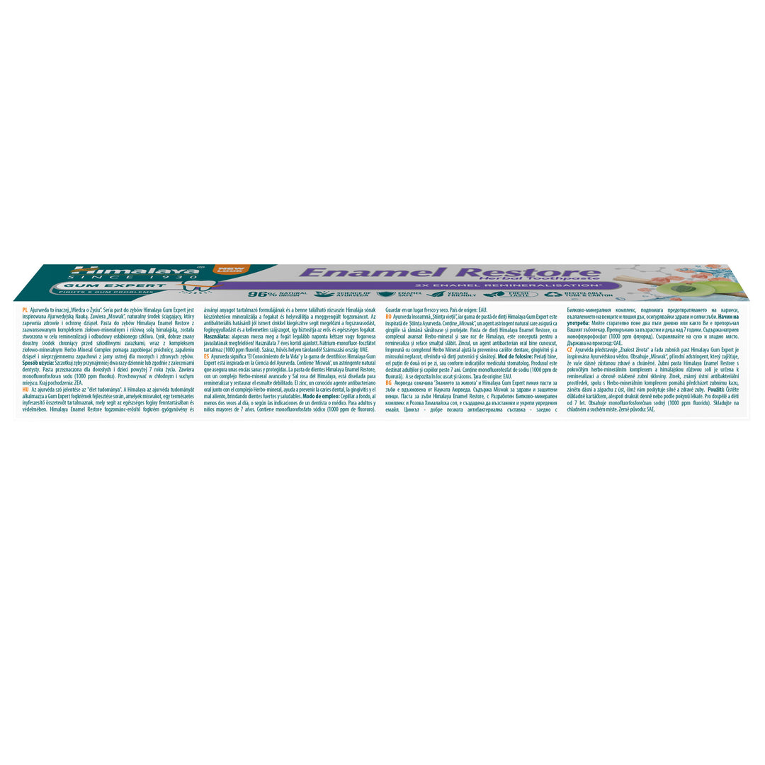 Himalaya Gum Expert Enamel Restore Dentífrico a base de hierbas - 75 ml