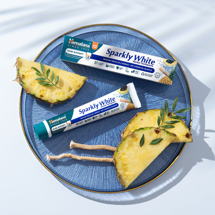 Pasta dental de hierbas Gum Expert: Blanco brillante