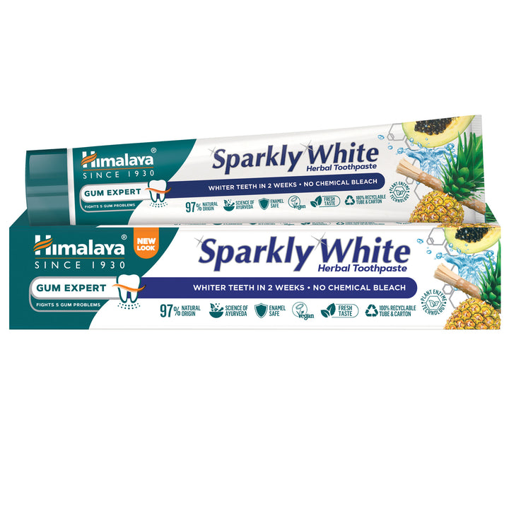 Pasta dental de hierbas Gum Expert: Blanco brillante