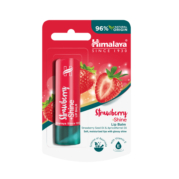 Bálsamo labial con brillo de fresa