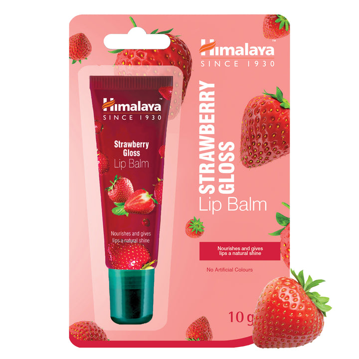 BÁLSAMO LABIAL GLOSS FRESA DE HIMALAYA 10G